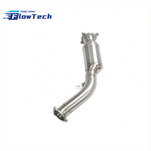 ท่อดาวน์ไปป์แบบไหลสูงสำหรับ Audi A4 A5 Q5 2.0T – ท่อไอเสียสแตนเลส T304 ขัดเงาเพื่อเพิ่มประสิทธิภาพ - Product Image 6