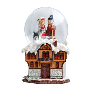 Quả Cầu Tuyết Polyresin Tùy Chỉnh Cho Hàng Thủ Công Du Lịch, Quả Cầu Nước Bằng Nhựa Nghệ Thuật Xây Dựng Thành Phố - Product Image 5