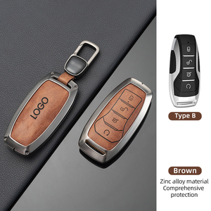 Biểu Tượng Tùy Chỉnh Sang Trọng Thời Trang Hợp Kim Nhôm Kim Loại Xe Điều Khiển Từ Xa Key Bìa Trường Hợp Shell Cho Byd Con Dấu Qin Cộng Với Nhân Dân Tệ Pro - Product Image 3