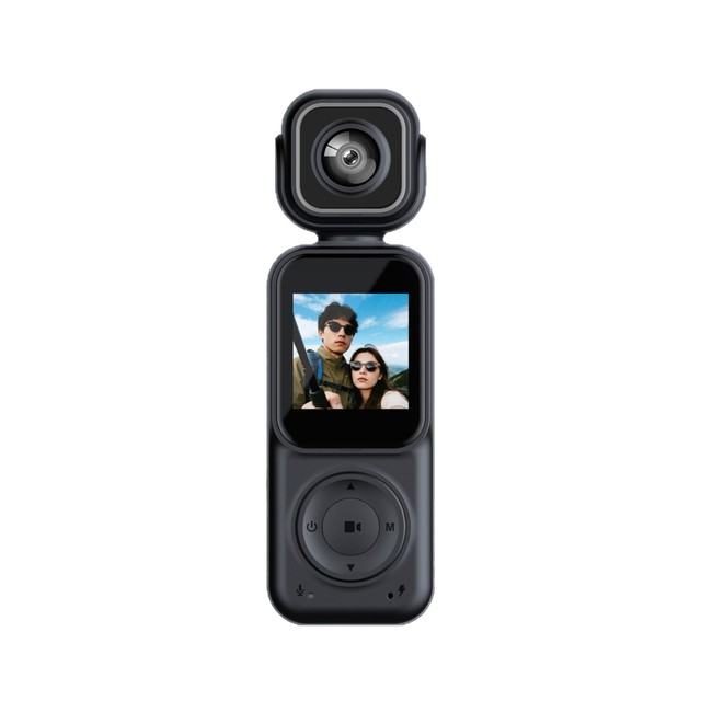 2K WIFI Night Vision Vlog Camera Dual Front/Rear Cameras 120 Rotatable 1.5" Screen Fixed Focus Portable Security Recorder CMOS
