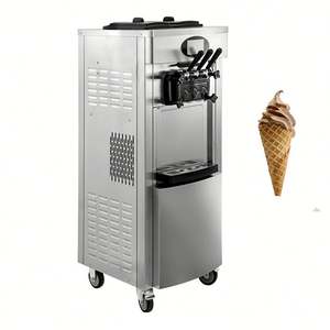 Vraie machine à crème glacée molle double compresseurs et sorbetière chinoise à écran tactile 2 + 1 saveurs - Product Image 2