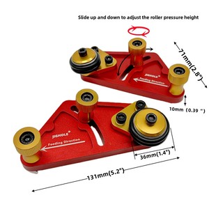 Verbesserter Doppelrad-Materialpresser, Multifunktionaler Holzbearbeitungs-Lagerrollenpresser, Umkehrmontage-Tischsägen-Federbrett - Product Image 3