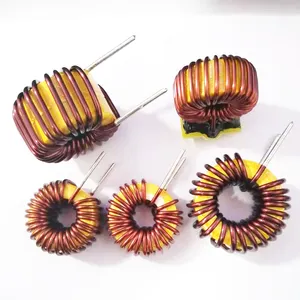 Copper Wire Winding Common Mode Choke Power Coil Yellow White Toroidal Inductor