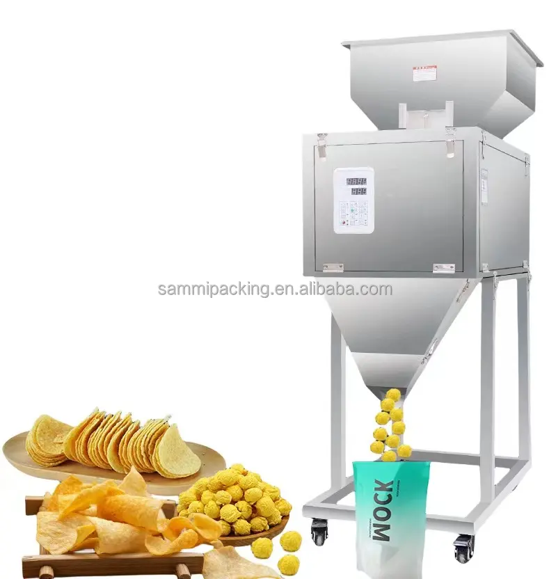 Nieuwste Intelligente Popcorn En Aardappelchips Snackvoedselzakje Met Een Gewicht Van De Vulmachine
