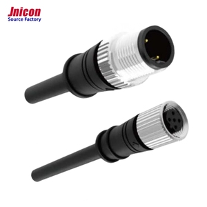 Jnicon M12 cảm biến kết nối Nam Nữ A B mã hóa cáp hàn lắp ráp loại tùy chỉnh pin kết nối không thấm nước ổ cắm cắm - Product Image 4