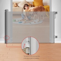 Barrière de sécurité télescopique Prodigy Wholesale en ABS+PVC, facile à déplacer, pour escalier intérieur, barrière pour enfants, barrière pour bébé