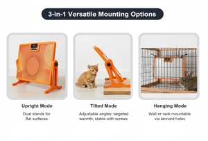 Chauffe-élevage pour poussins, chauffe-élevage intelligent pour poulets avec thermostat APP, chauffe-élevage radiant FIR 250W pour poulailler avec 86~194 ℉   Minuterie 24H - Product Image 6