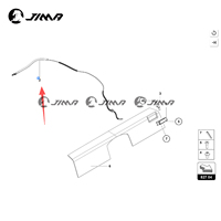 Câble de déverrouillage du capot arrière pour Lamborghini Aventador LP700 LP740 OEM 470827531