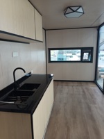 Maison préfabriquée en acier et aluminium, assemblage rapide, insonorisée, petit bureau modulaire avec dimensions et couleurs personnalisables