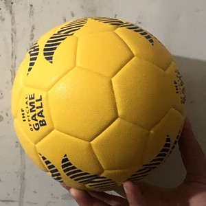 Ballon de handball de haute qualité avec logo personnalisé, en PU, cousu à la machine, tailles 0/1/2/3, ballon de handball en caoutchouc durable - Product Image 6