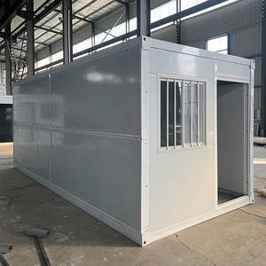 Casa Contenedor Plegable Contemporánea, Estructura Modular para Exteriores, Fabricada con Panel Sándwich de Acero y <span class=keywords><strong>Madera</strong></span>, para Hoteles, Centros Comerciales y Otros Usos - Product Image 2
