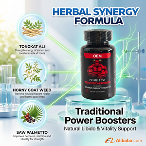 Suplemento de Rendimiento Masculino de Marca Privada con Complejo de Sarsaparilla y Goji - Product Image 3