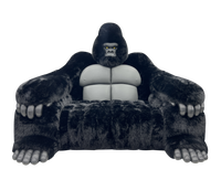 Canapé personnalisé Godzilla en fausse fourrure, nouveau design, ensemble Chesterfield pour salon intérieur, inclinable, pour hôtel, hall, villa, en cuir, en forme de gorille