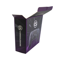 Boîte de présentation en carton écologique personnalisable pour l'emballage de produits électroniques avec impression couleur