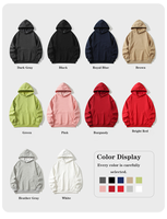 Ventes en gros de sweats à capuche en molleton personnalisés à épaules tombantes pour hommes, vêtements pour la personnalisation de marque auprès des fabricants de vêtements