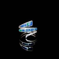 925 Sterling Silver Eilat Stone Ring King Solomon Stone Jewish Jewelry Judaica Hanukkah Gift