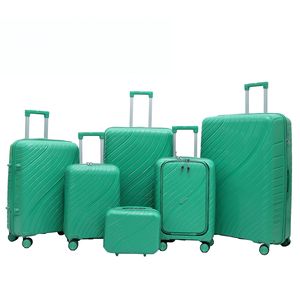 货源厂家直销新款ABS + PC拉杆箱大容量经典潮流商务休闲旅游万能箱包 - Product Image 5