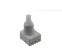 Interruptor de Botón Pulsador Autoblocante KAN-42 0.4A 14VDC, Interruptor de Bloqueo Vertical Mini PCB para Pequeños Juguetes Electrónicos y Dispositivos Portátiles