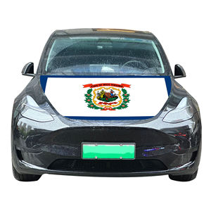 Drapeau de couverture de capot de voiture West Virginia drapeau de couverture de moteur de voiture en gros couverture de capot de moteur de voiture résistante à l'usure et Durable personnalisée - Product Image 5