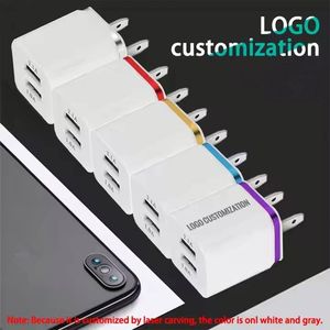 Dual Ports Usb Charger US EU <b>Plug</b> 2.1a Wall Charger Block Charger Power <b>Adapter</b> for Phone 6 7 8 X 11 12 13 14 Pro Max - Product Image 6