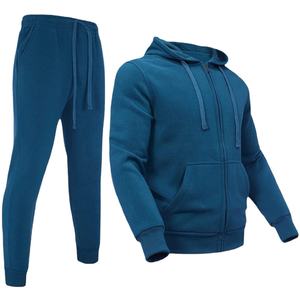 Conjunto Deportivo Personalizado de Invierno para Hombre, Estilo Vintage, Poliéster/Algodón, Sudadera con Capucha y Pantalones Deportivos, Cierre con Cordón, Secado Rápido - Product Image 1