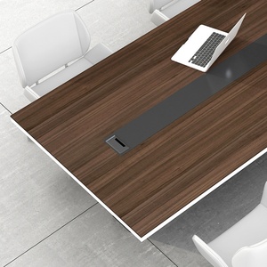 China Supplier Customized Wooden Melamine Meeting Room Desk Modern Large Conference <b>Tables</b> - Product Image 3