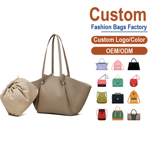 กระเป๋าโท้ทหนังแท้แบรนด์หรูสำหรับผู้หญิง ขนาดใหญ่ เหมาะสำหรับฤดูร้อน พร้อมคุณสมบัติป้องกันการโจรกรรม ดีเทลเชือกรูด ใส่แล็ปท็อปได้ ขายตรงจากโรงงาน - Product Image 2