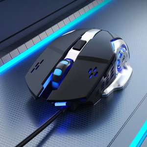 Venta al por mayor de fábrica Xinmeng M322 Ratón con cable E-sports Office General Mechanical Macro Programación Desktop Laptop RGB Mouse - Product Image 5