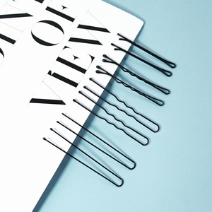 Vente en gros LISI – Pinces à cheveux en métal noir, style européen et américain, durables, imperméables, <span class=keywords><strong>pour</strong></span> franges et fixation <span class=keywords><strong>de</strong></span> la tête, <span class=keywords><strong>accessoires</strong></span> capillaires en forme <span class=keywords><strong>de</strong></span> U - Product Image 2