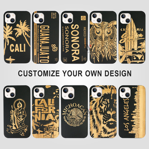 Funda de madera de nogal para <span class=keywords><strong>iPhone</strong></span> 13, carcasa ecológica de nogal Real a prueba de golpes, cero residuos, para <span class=keywords><strong>iPhone</strong></span> 14 Pro Max - Product Image 2