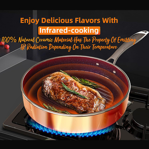 Juego de Ollas y Sartenes de Cerámica de Alta Calidad con Revestimiento Cerámico y Asas de Acero Inoxidable, Juego de Utensilios de Cocina de Aluminio de 13 Piezas - Product Image 5