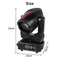 Équipement d'éclairage de scène professionnel LED 295W DMX512 en gros, système d'éclairage de scène pour DJ, discothèque, bar, église, projecteurs mobiles