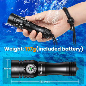Lampe de plongée sous-marine <span class=keywords><strong>Wurkkos</strong></span> DL02 3000 lumens 3 modes IPX8 étanche 100 m avec indicateur de puissance - Product Image 4