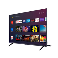 Televisor Inteligente con Control Remoto de Pantalla Plana de 32-55 Pulgadas, 4k, 3D, Sonido Panorámico, UHD, LED, Android TV