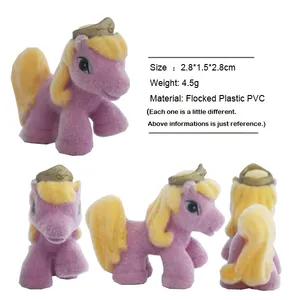 Souvenir Lucu Kustom Mainan Kuda Pony Kecil Berkelompok Sihir Set untuk Mainan Permen