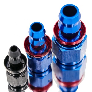 Fabrika uydurma alüminyum hidrolik hortum adaptörü itme kilidi AN4 anan8 AN10 AN12 AN16 AN20 boru bağlantı parçaları - Product Image 3