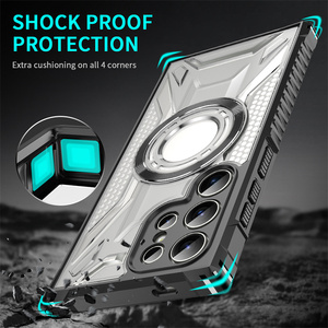 Étui de protection pour téléphone <span class=keywords><strong>2</strong></span> en 1 transparent, support magnétique pour voiture, <span class=keywords><strong>coque</strong></span> pour <span class=keywords><strong>Oppo</strong></span> Reno15 Pro/Reno15/Find X9/F31/A6 Pro/A6 GT - Product Image 2