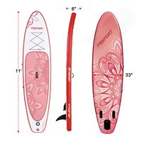 Nouvelles Tendances : Planche de Paddle Surf Gonflable Rose pour la Pêche, Hydrofoil, Tablas Paddle Surf