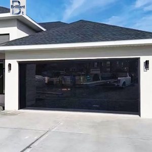 <span class=keywords><strong>Porte</strong></span> <span class=keywords><strong>de</strong></span> <span class=keywords><strong>garage</strong></span> électrique en verre sans cadre avec alliage d'aluminium-Surface finie étanche Installation facile pour une utilisation en entrepôt - Product Image 4