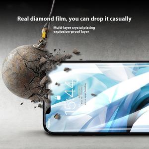 Film de protection en verre anti-traces de doigts haute définition 0,3 mm de qualité supérieure, grand arc blanc pour téléphones mobiles Apple 17 Pro Max 16 Plus, dureté 9H - Product Image 6