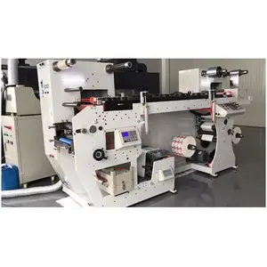 flexo sticker label printing machine with longer IR dryer tunnel