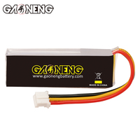 Batterie LiPo RC GAONENG GNB 2S 7.6V HV 380mAh 90C 180C PH2.0 Connecteur 3 broches 1/28 1/24 Pièces de voiture RC Jouet LiHV Haute tension
