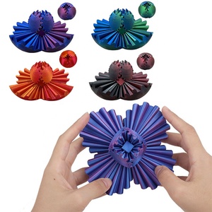 Nouveau design 2026 : Jouet anti-stress relaxant, jouet sensoriel pour l'autisme, Fidget Spinners à billes d'engrenage imprimées en 3D, Spin Ball - Product Image 1
