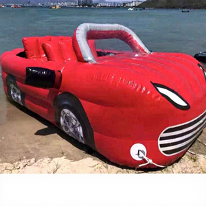 Jet Car Sports nautiques parc d'attractions manèges <span class=keywords><strong>bateau</strong></span> remorquable gonflable PVC voiture flottante à vendre - Product Image 1