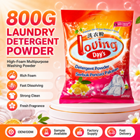 Lessive en poudre écologique haute mousse 800g 4kg, nettoyage rapide, détachant, blanchissant, désodorisant pour vêtements, en sac