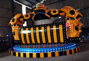 Plate-forme tournante en fibre de verre de Combat mécanique de tour de <span class=keywords><strong>robot</strong></span> fou pour l'équipement de parc d'attractions pour l'usage extérieur d'intérieur pour la maison - Product Image 2