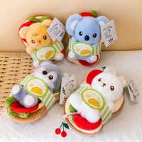 Figur Kelinci Putih Mia yang Lucu dan Kreatif, Pembungkus Hewan yang Unik dan Abstrak, Mainan Boneka, Boneka Beruang, dan Boneka