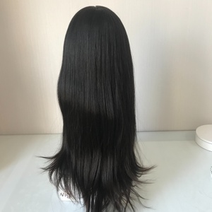 Peluca de seda de encaje transparente de 28 pulgadas, calidad médica, 180% de densidad, cabello humano Real para <span class=keywords><strong>quimio</strong></span> - Product Image 4