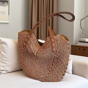 Latest Fashion Summer Holiday Woven Straw Beach <b>Bags</b> <b>Boho</b> Knit Single Shoulder Tote <b>Bag</b> for Women - Product Image 6