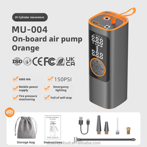 Pompe à air portable de haute qualité 12V 150Psi avec moniteur de pression des pneus, matériau ABS, jauge numérique, compresseur d'air, batterie externe pour pneus - Product Image 3